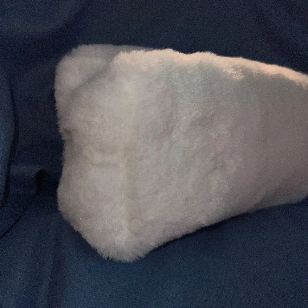 NIB by Terry White Faux Fur Makeup Pouch x 2